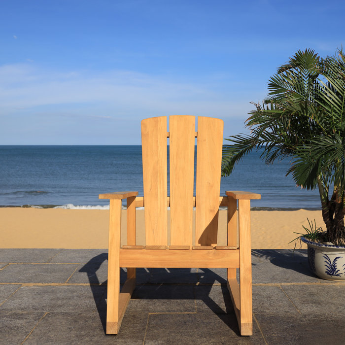 Bayou Breeze Ashlynn San Juan Solid Wood Adirondack Chair Wayfair